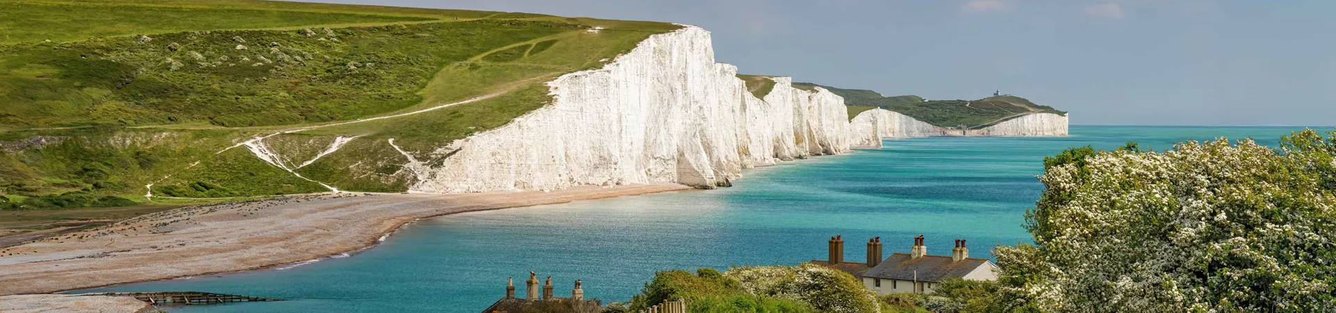White Cliffs Of Dover Sunny Day