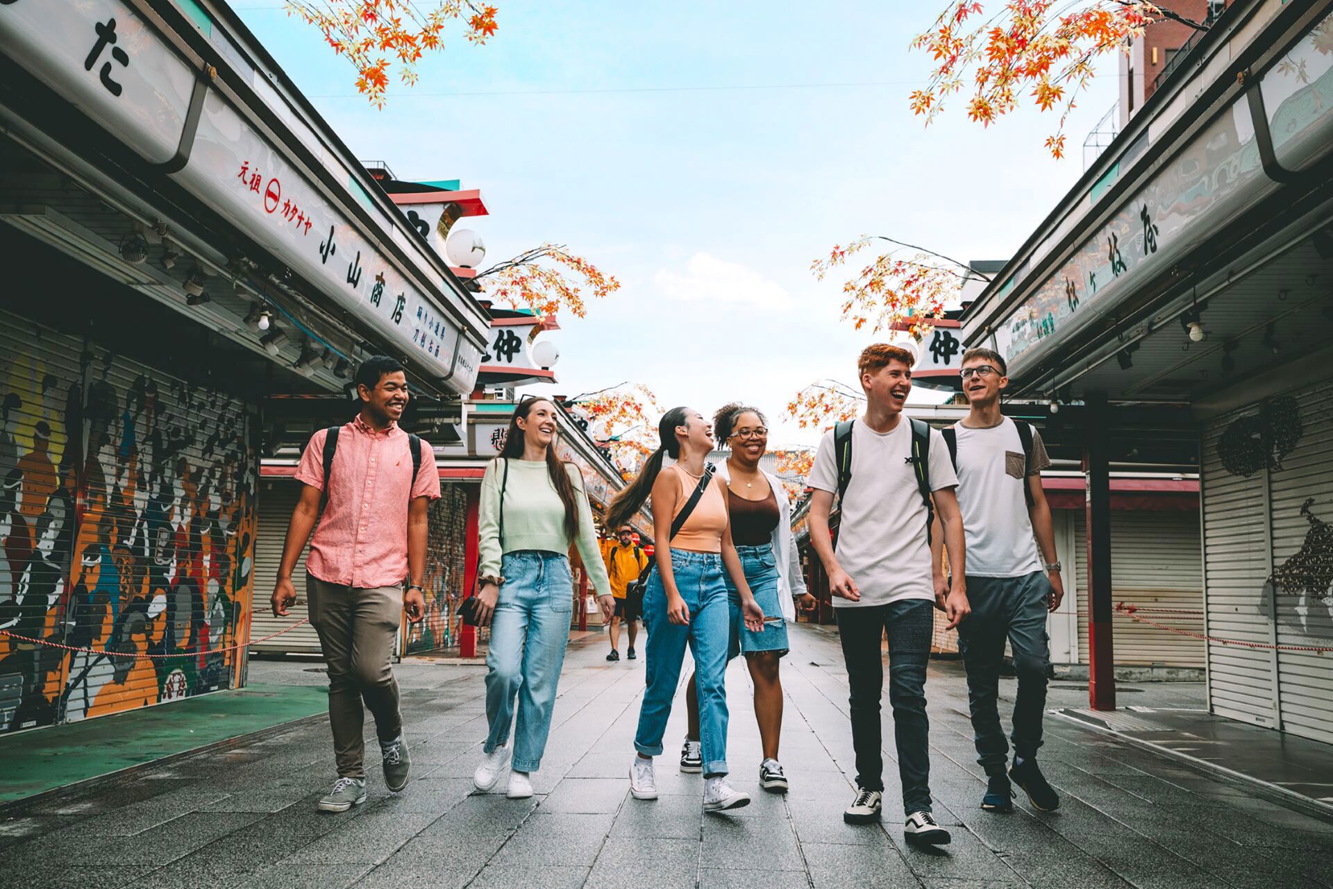 Shop for souvenirs at Nakamise Street