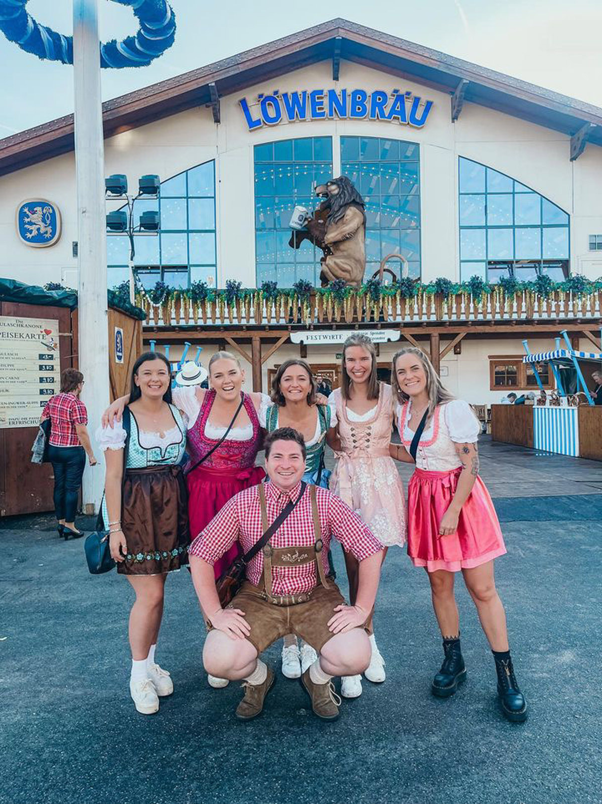 Group Of Friends Enjoying A Day Out Germany