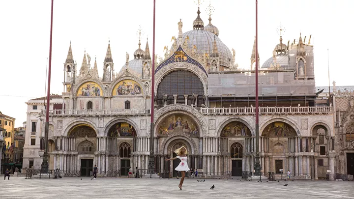 The Saint Marks Basilica in Venice, Italy