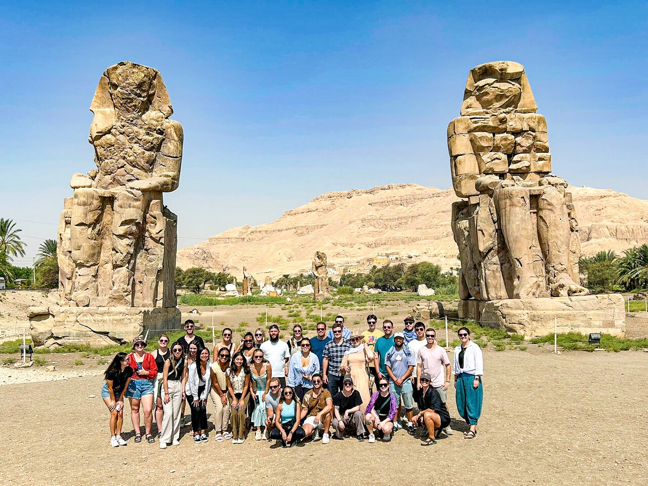 See the Colossi of Memnon