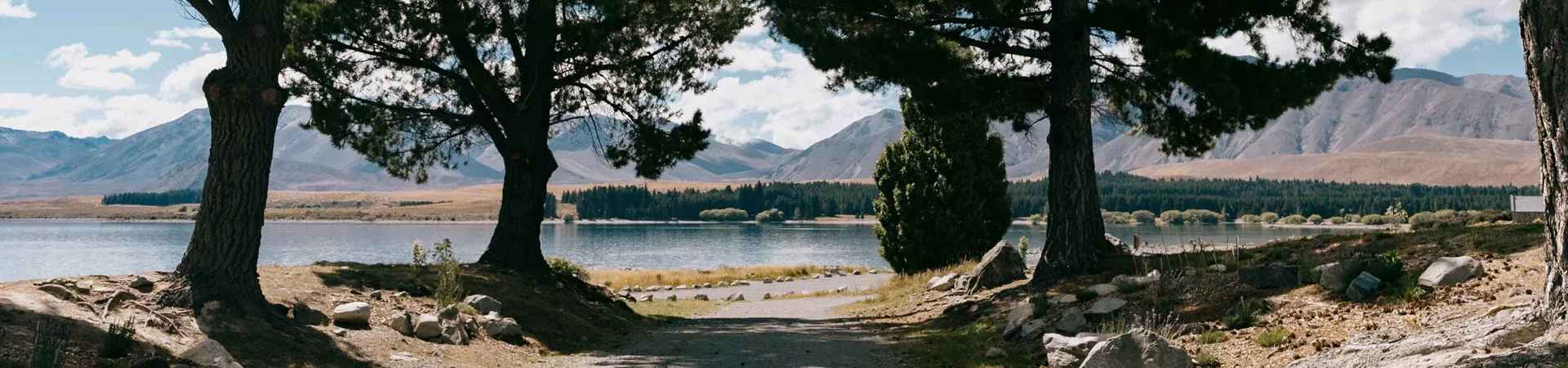 Scenic view of Lake Pukaki, Queenstown, New Zealand