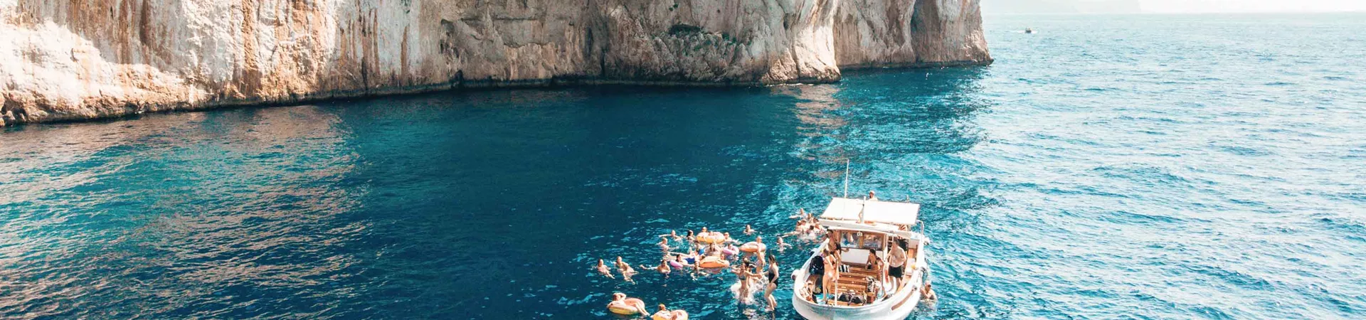 Swimming Of A Boat In Italy