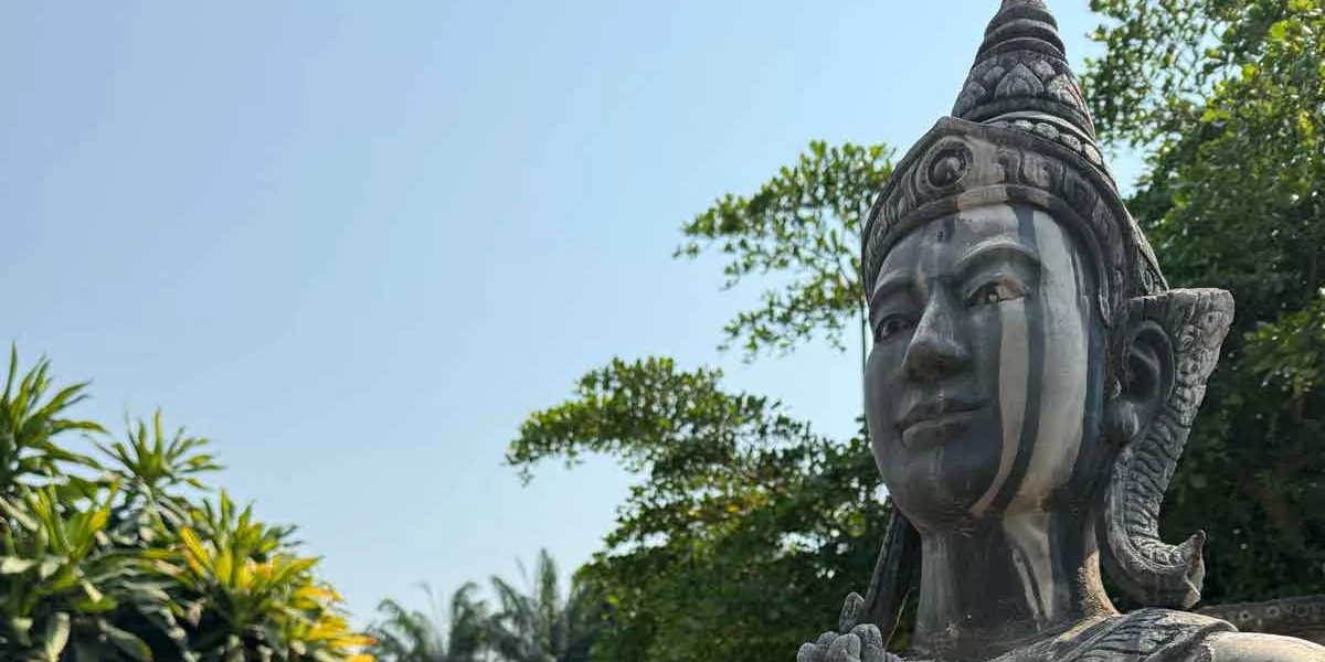Statue In Buddha Park Laos
