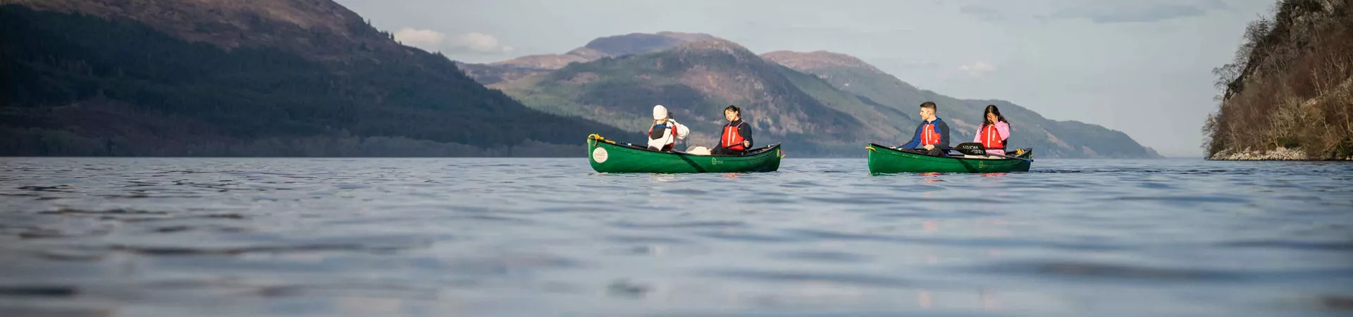 Canoeing Loch Scotland