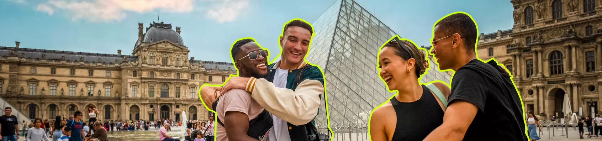 Contiki travellers in Paris