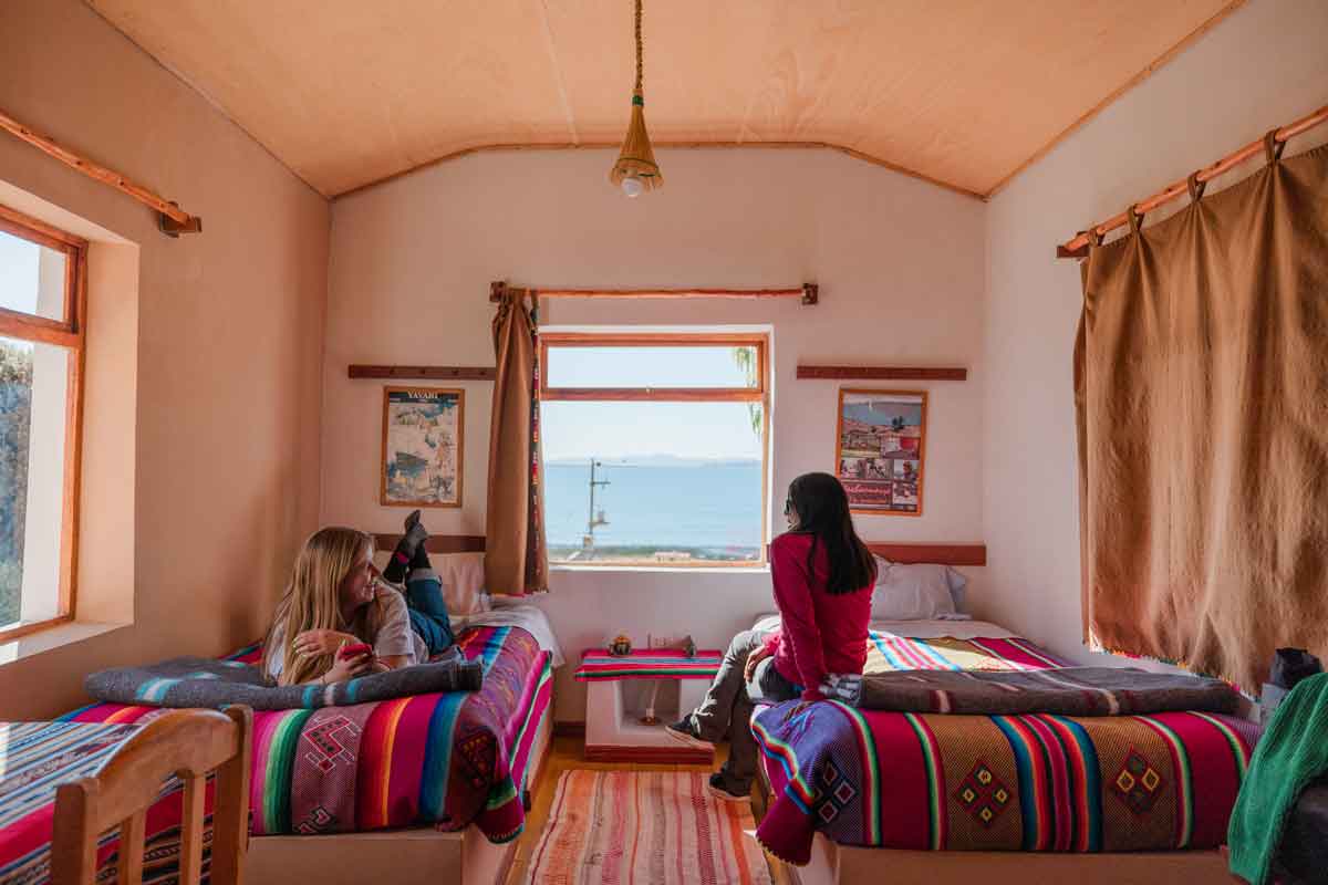 Friends In A Room In Peru