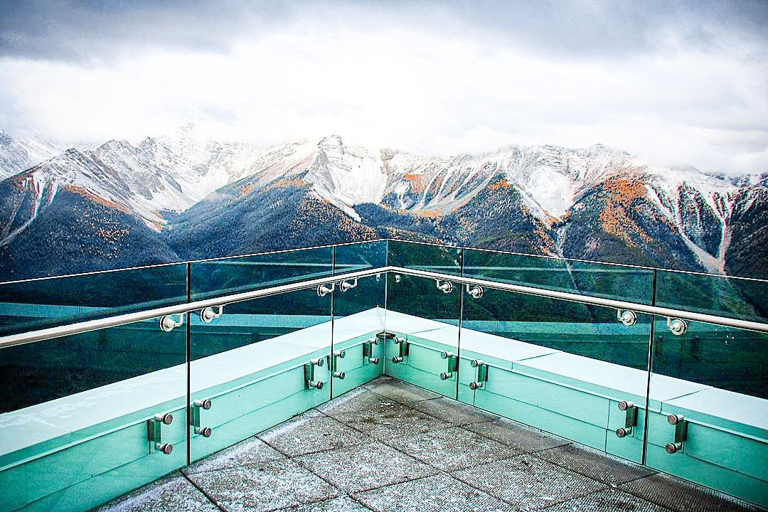 View from the top of Banff Gondola in Canada