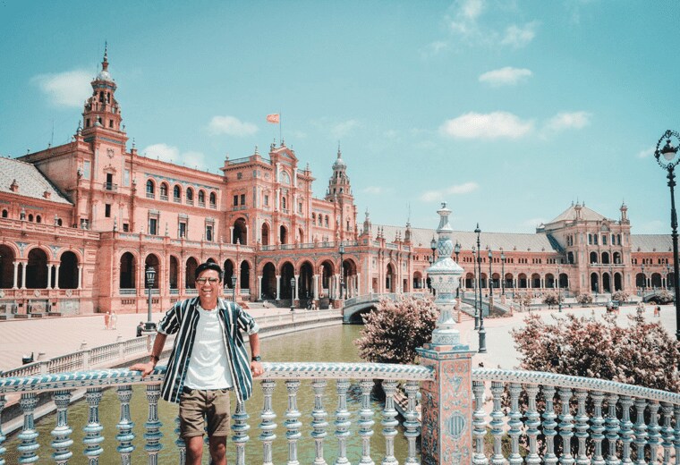 Plaza De Espana in Madrit, Spain