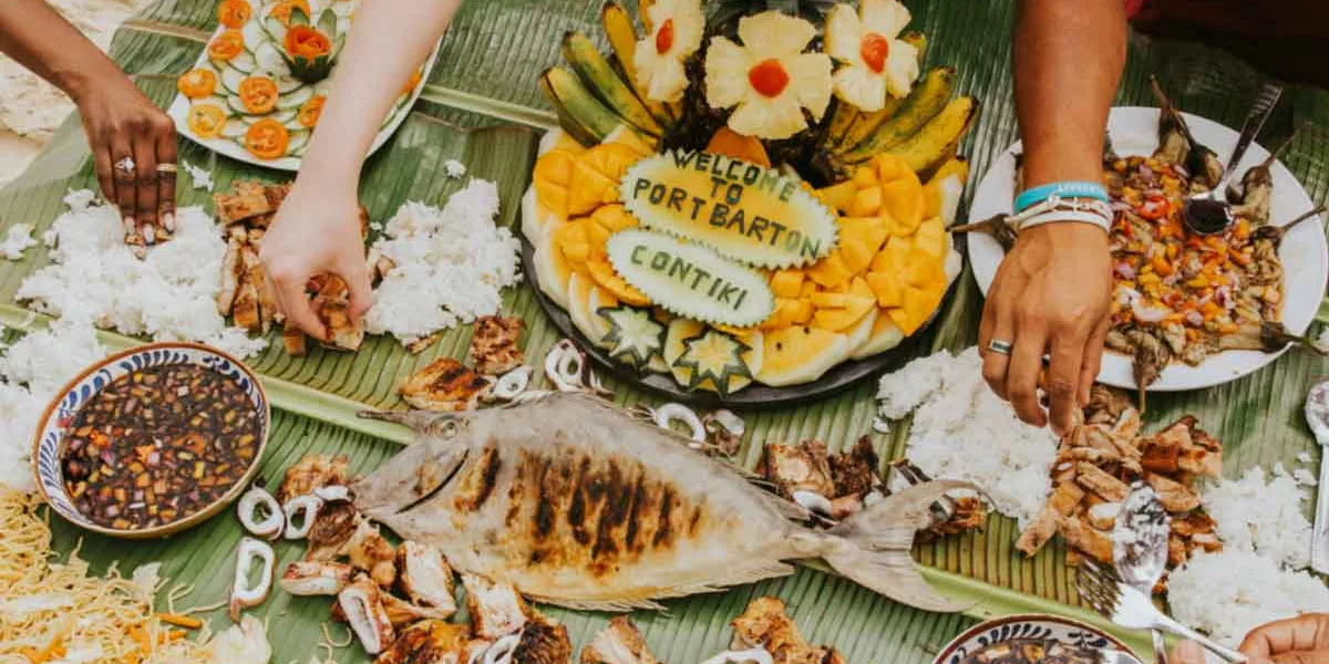 Variety Of Traditional Food