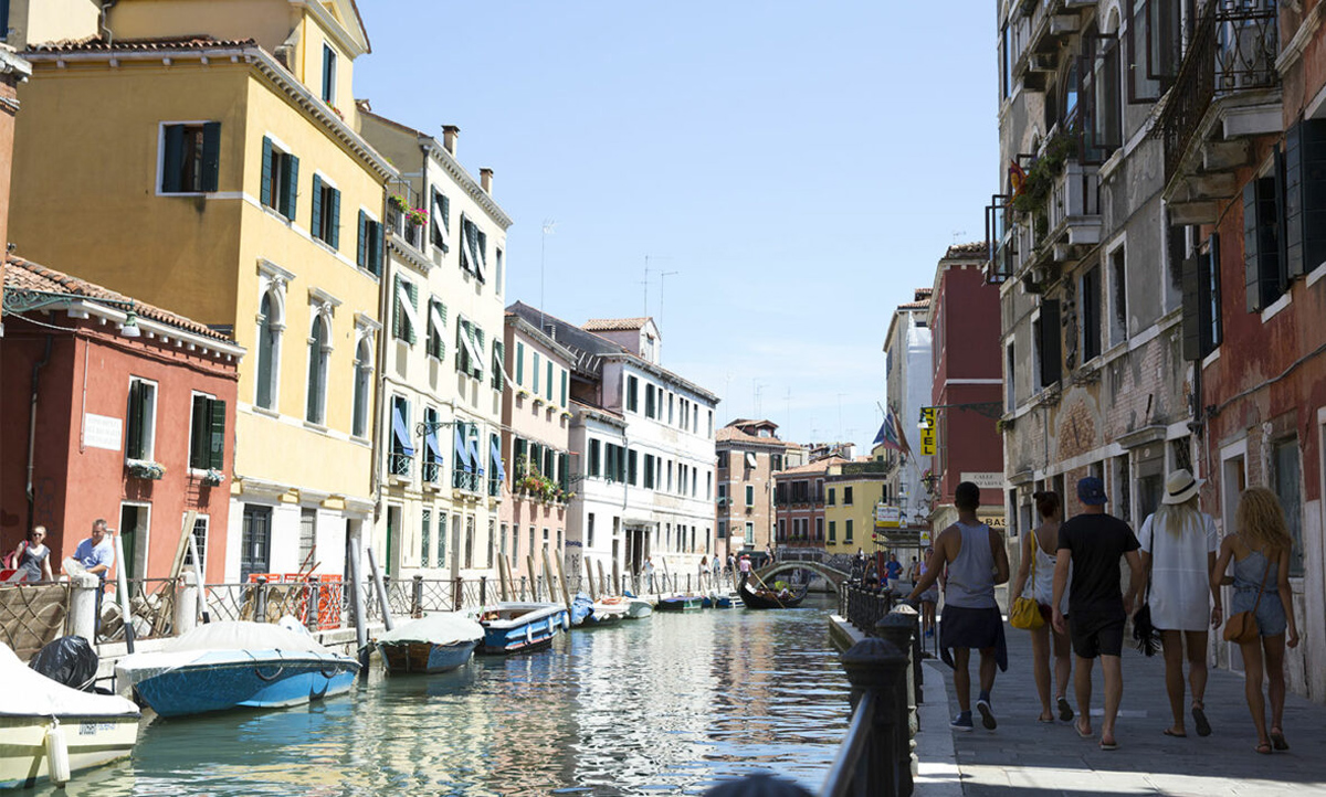 Walking Through Venice