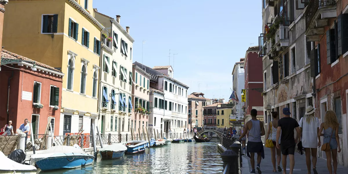 Walking Through Venice