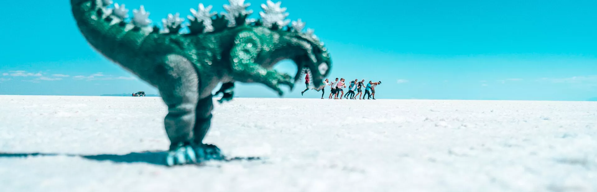 Dinosaur Attack Salt Plains