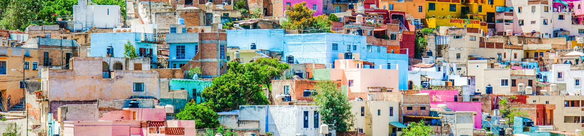 Image Of Colourful Houses In Latim America