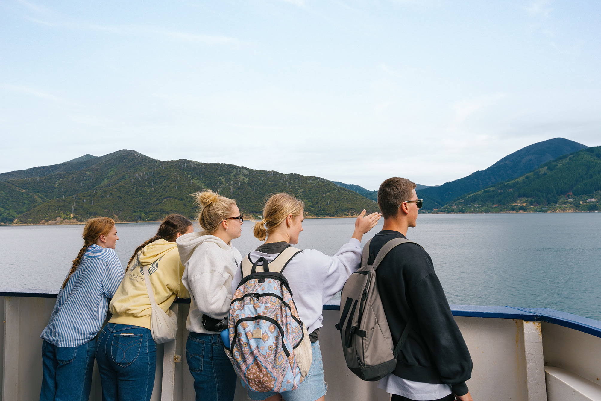 Cruise through the Marlborough Sounds on the Interislander Ferry
