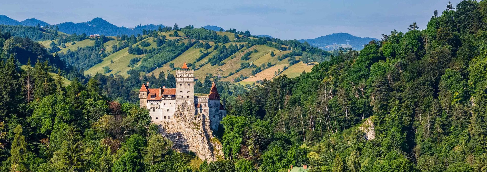 Image of Bran Castle, in Transylvania, Romania.