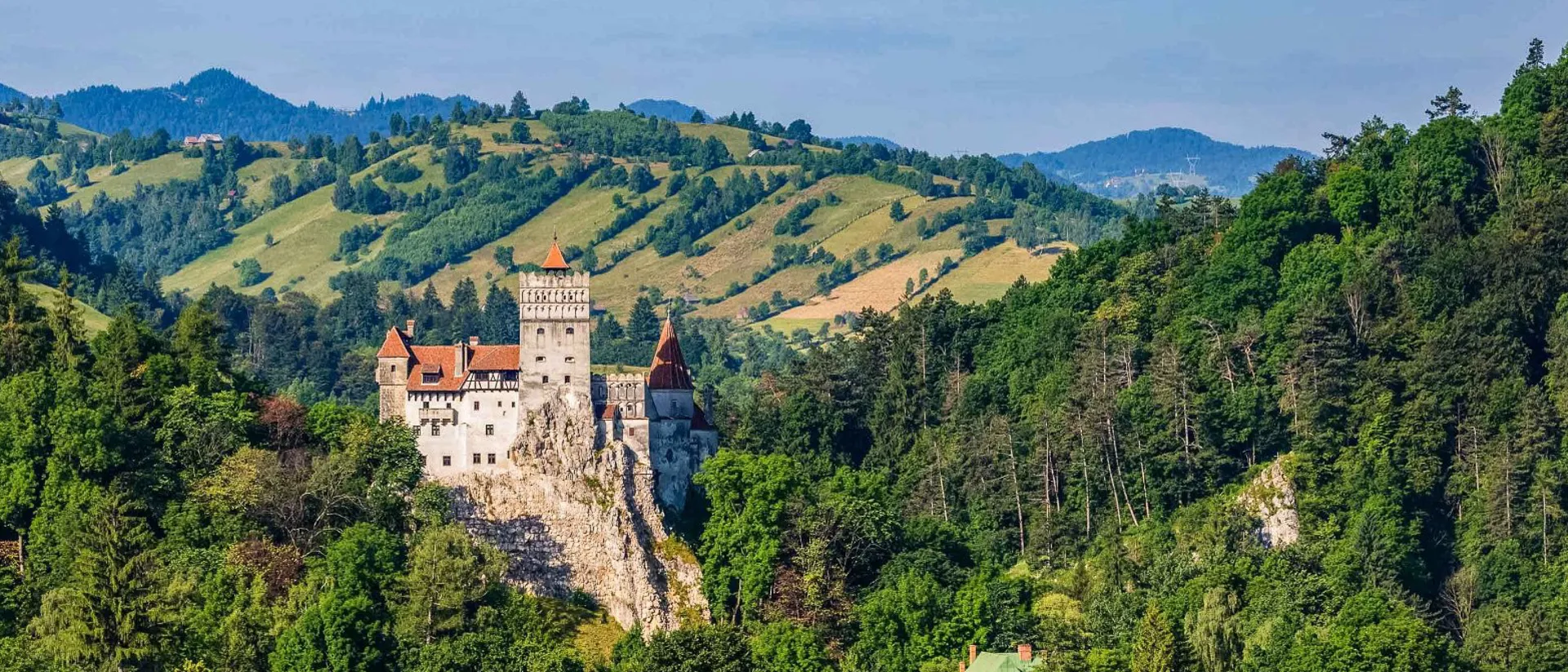 Image of Bran Castle, in Transylvania, Romania.