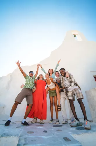 Athens to Santorini Island Hopping Pride Trip