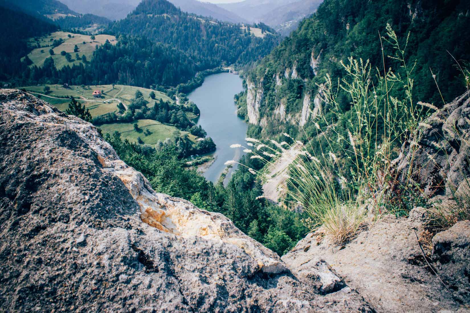 Artificial Lake Zaovine on Tara Mountain in Serbia’s Tara National Park