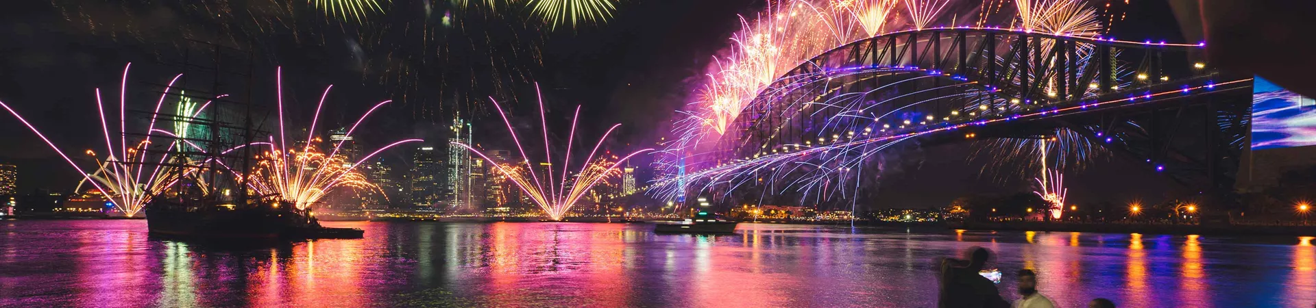Fireworks Night Time Sydney
