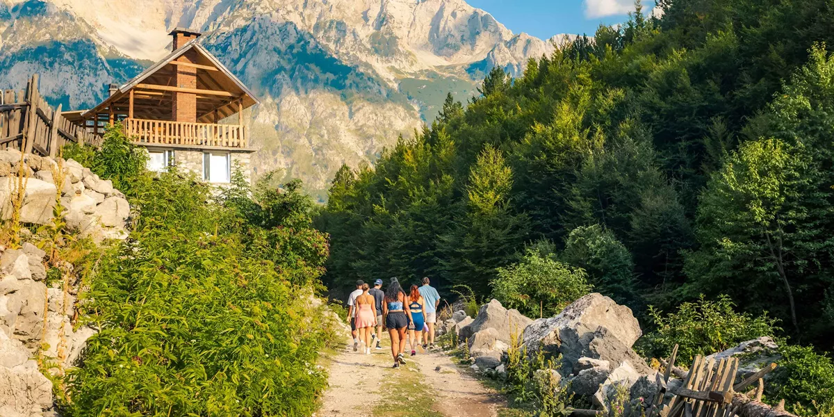 young people in nature