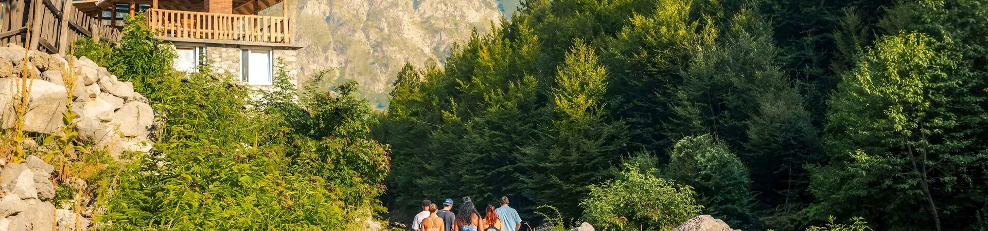 young people in nature