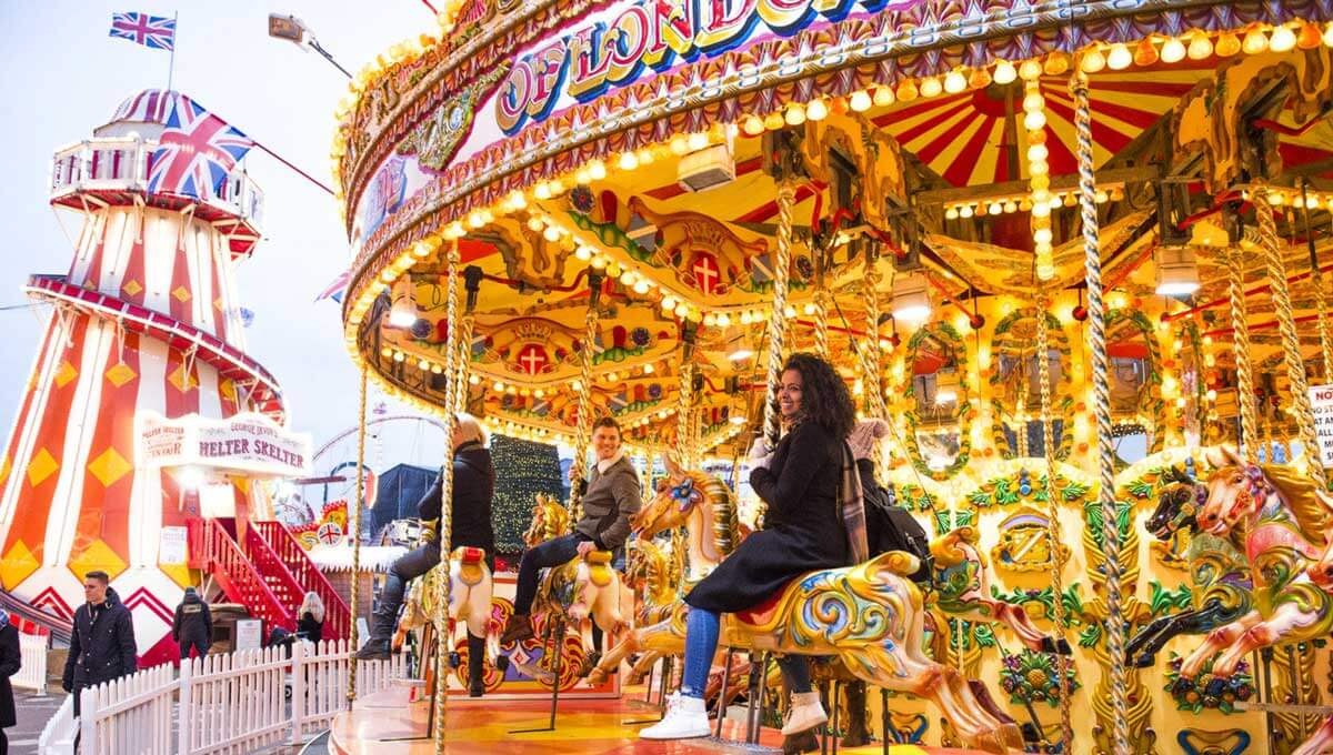 Christmas Fairground Carousel 