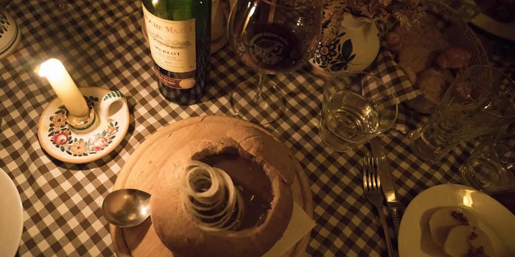 Wine On Table