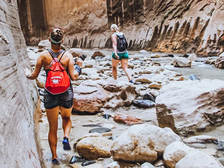 Hiking Trekking Mountains Summer