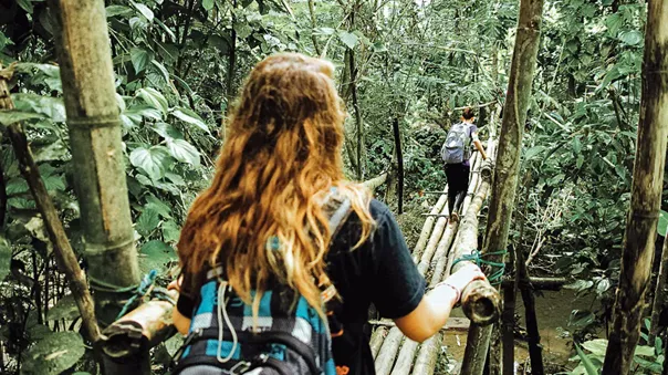 Group On Jungle Trip