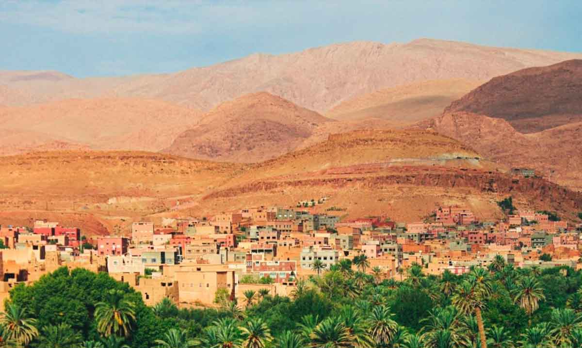 Shot Over City Morocco