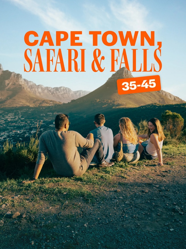 Cape Town, Safari and Falls 35 to 45 Tour