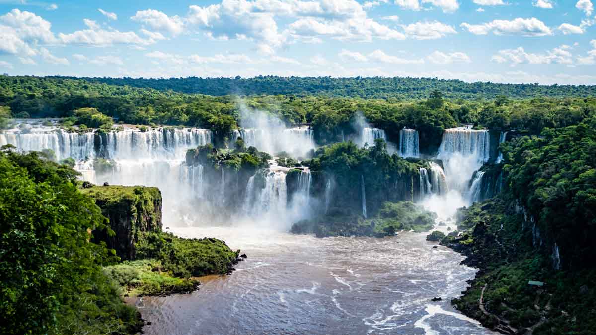 Iguassu Waterfall Brazil Argentina