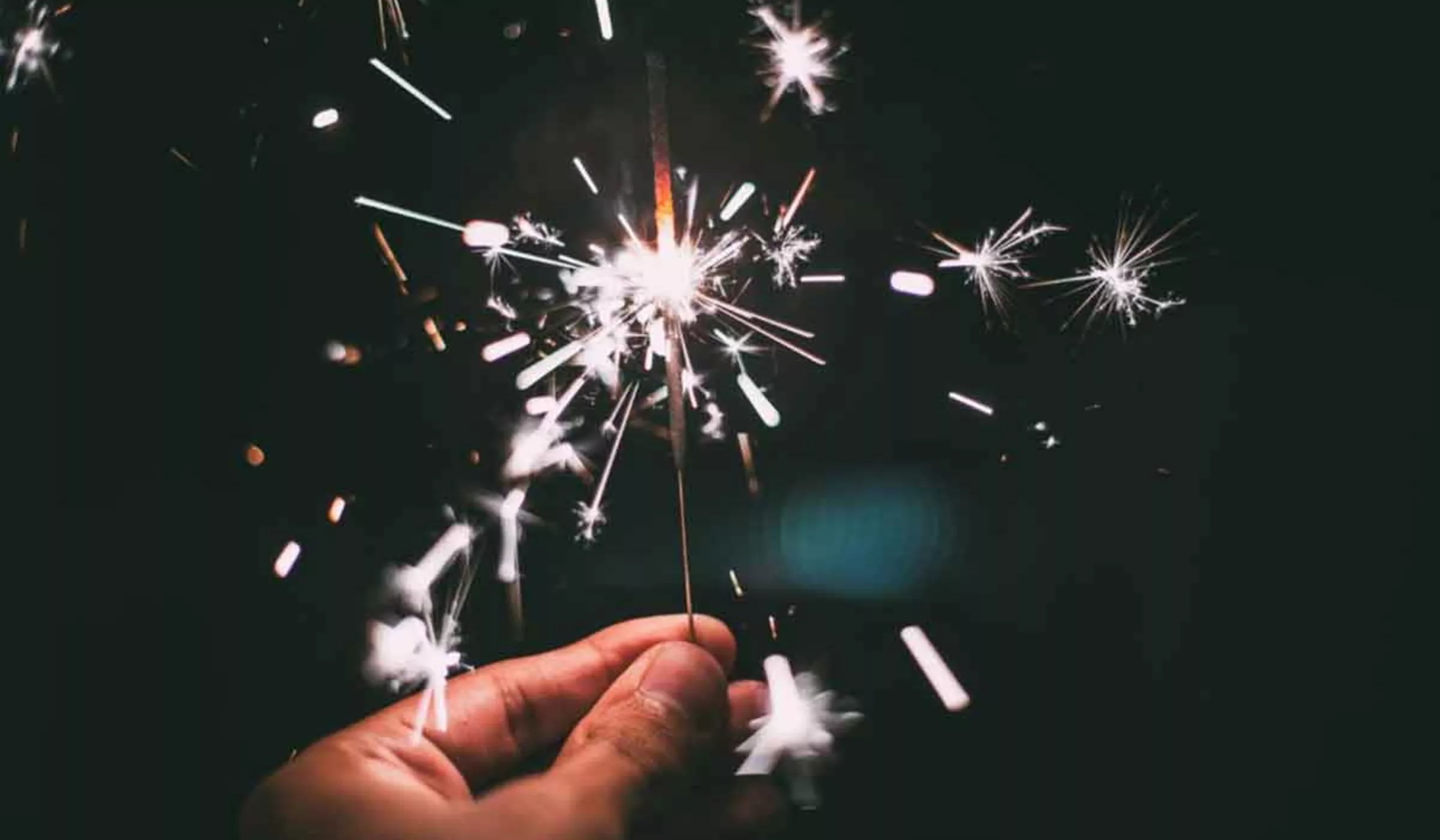 Hand Holding Sparkler