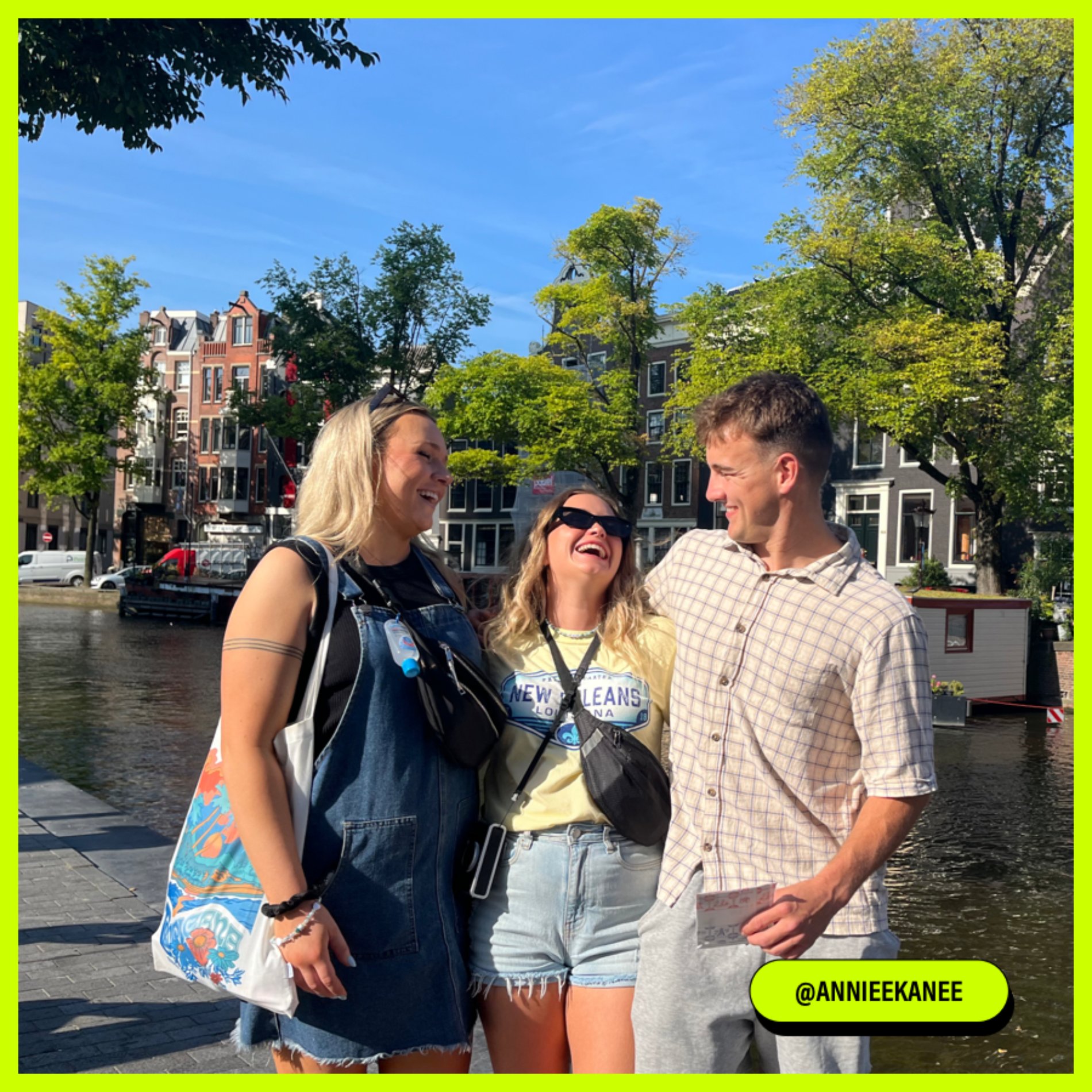 Contiki Travellers In Amsterdam