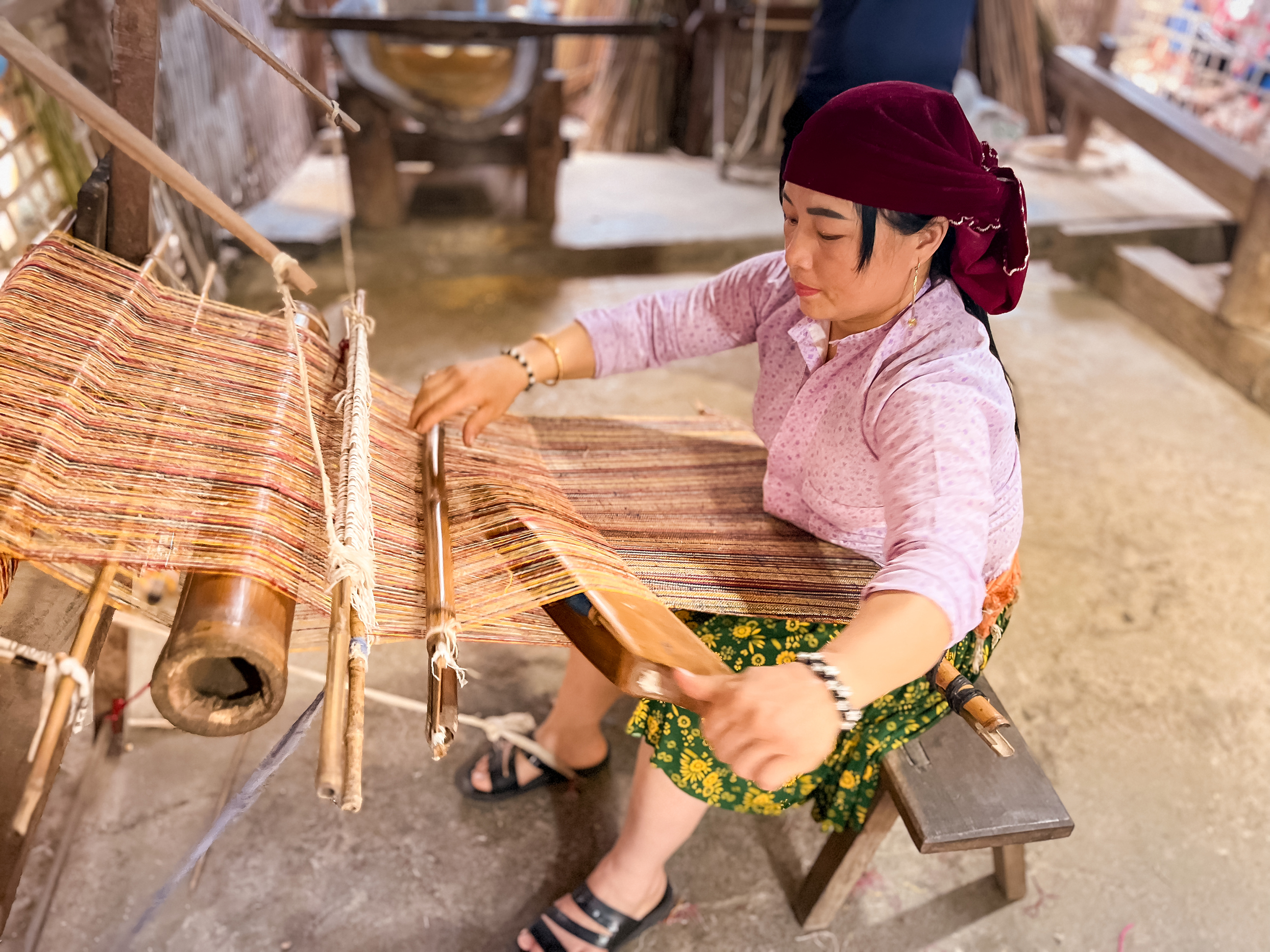 Help Support Local Communities & Learn about H'mong Linen Weaving MAKE TRAVEL MATTER® Experience