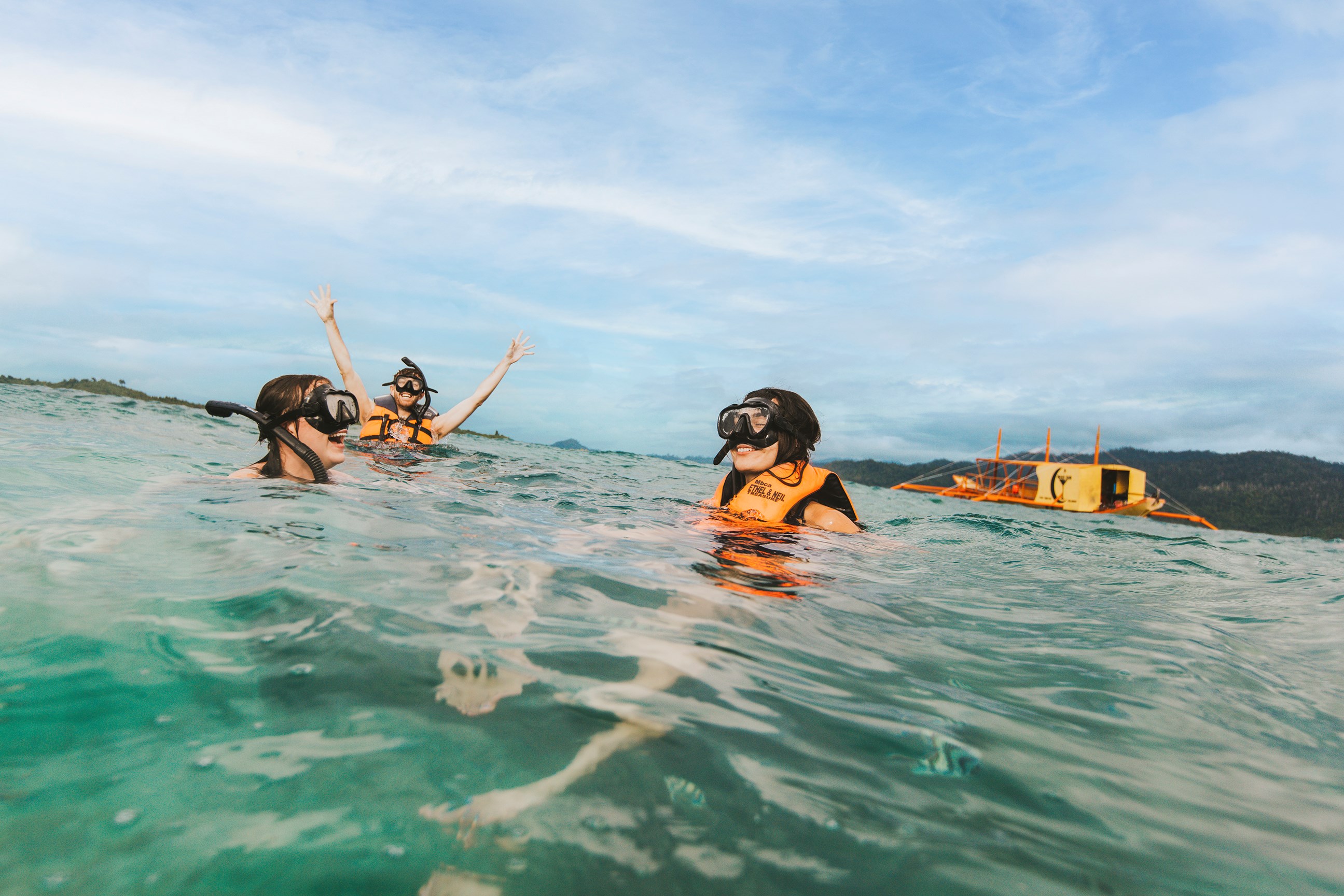 Snorkel along a thriving reef