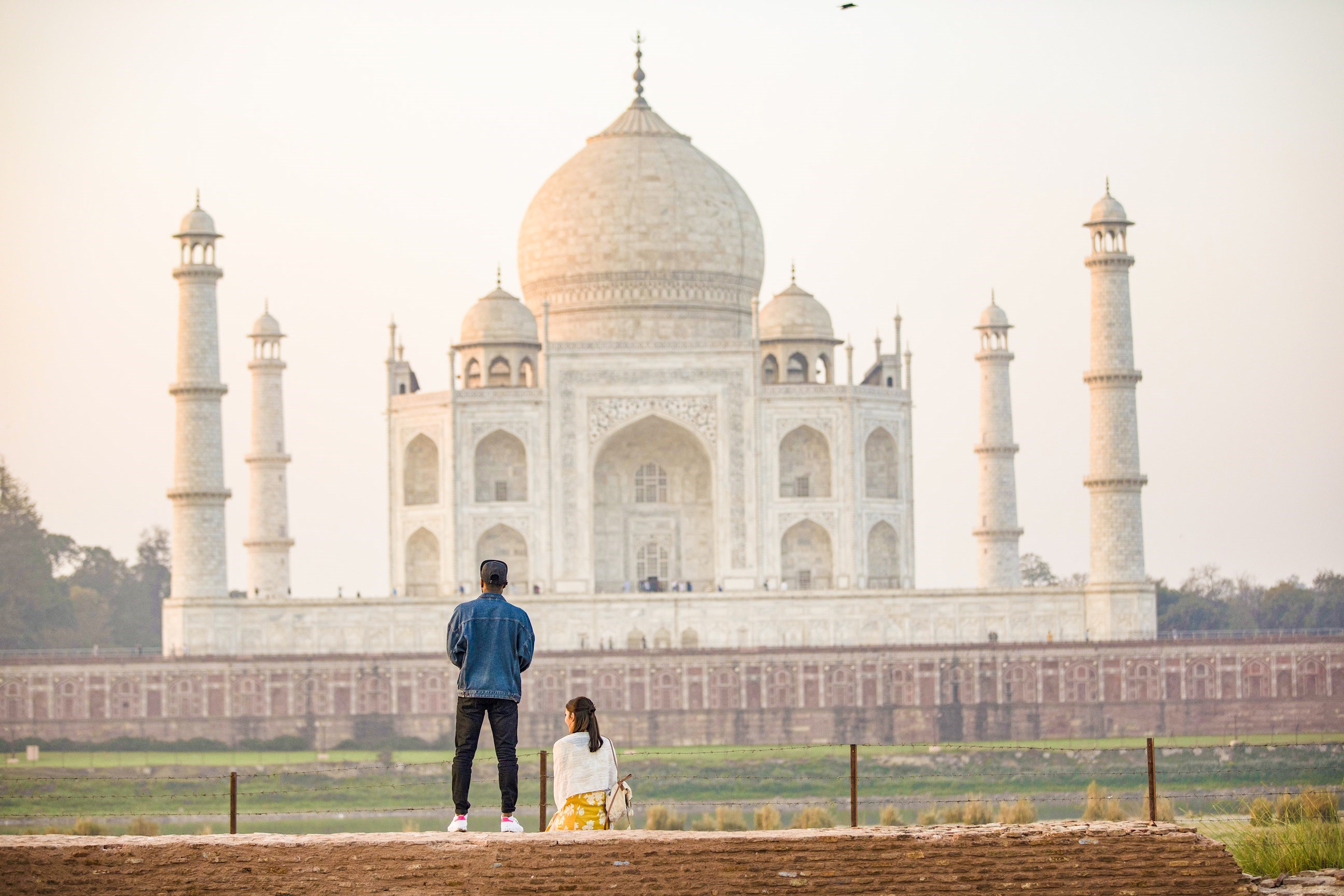 Marvel at the Taj Mahal 