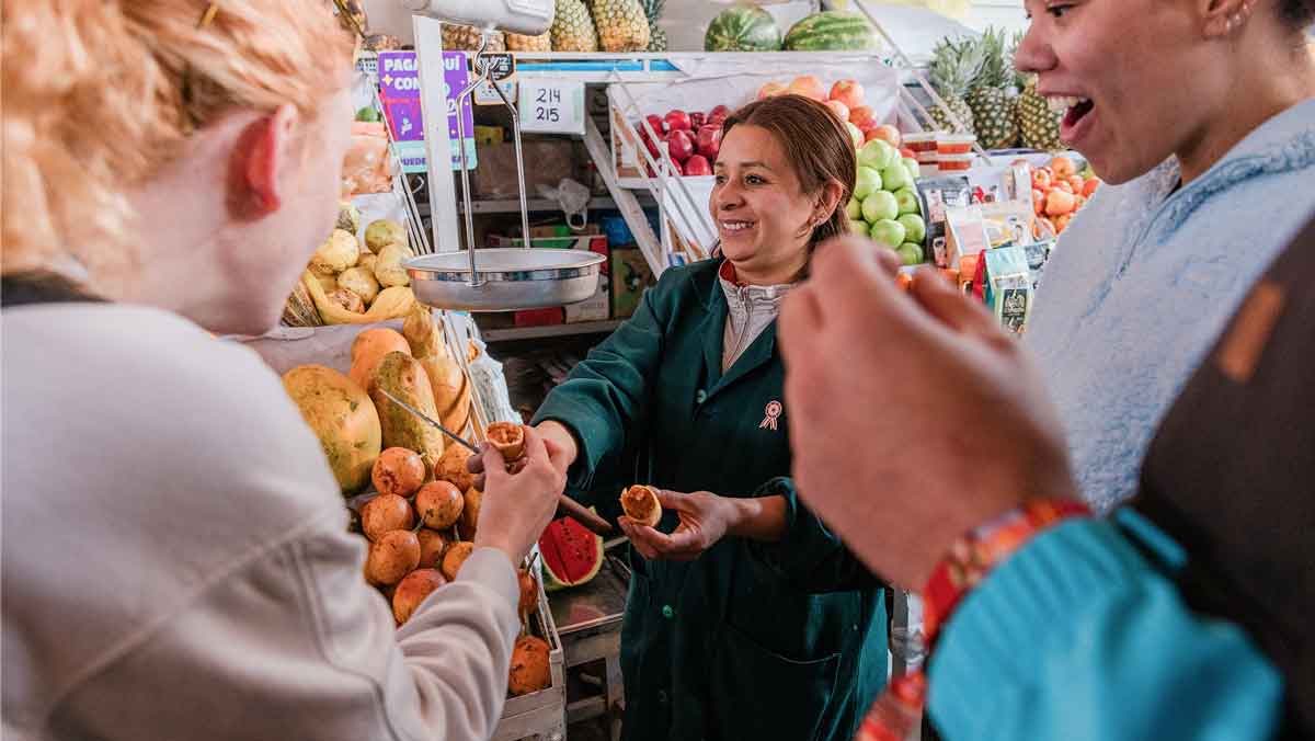 Shopping For Food Market