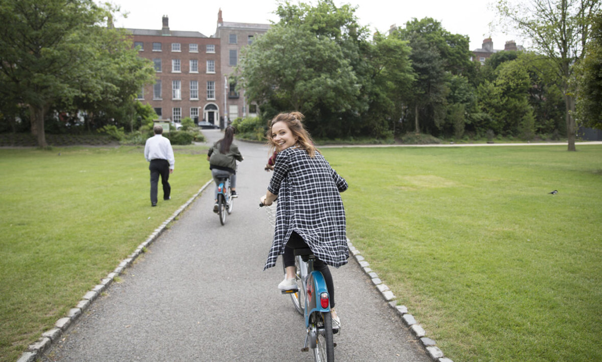 People Riding Bikes In Ireland