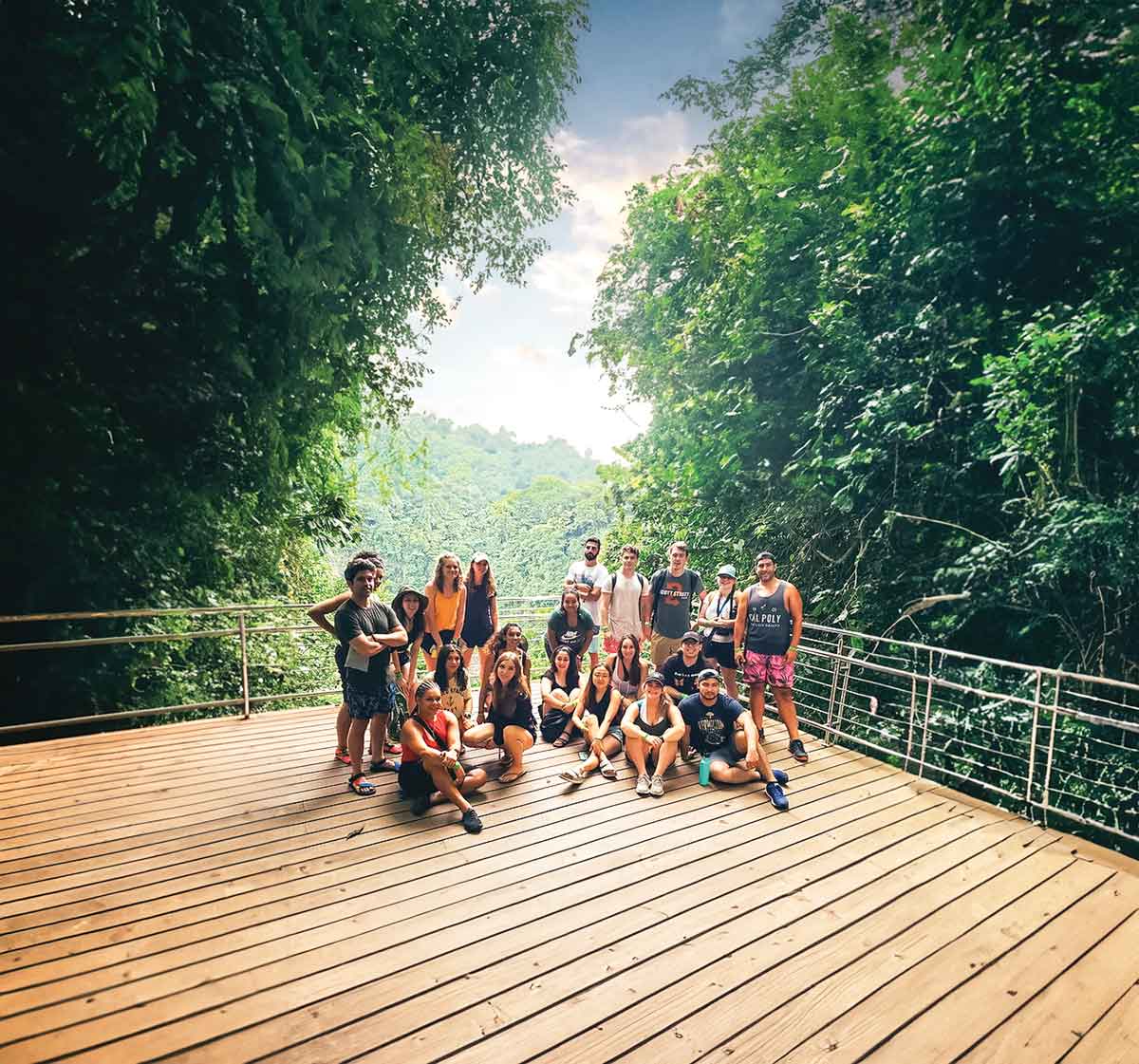Group Of Travelers In Costa Rica