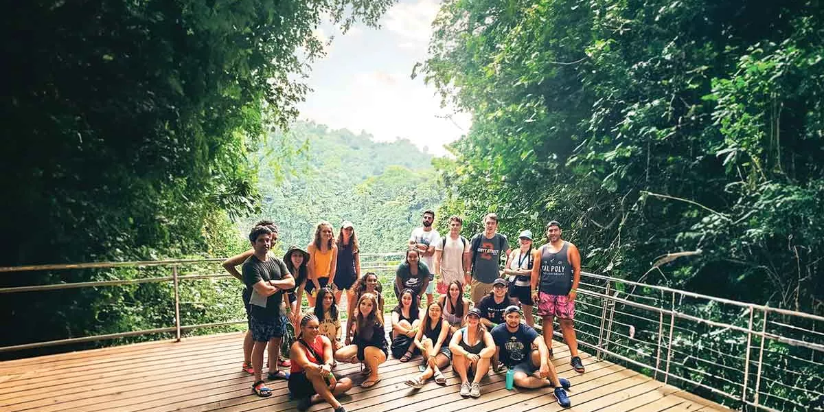 Group Of Travelers In Costa Rica