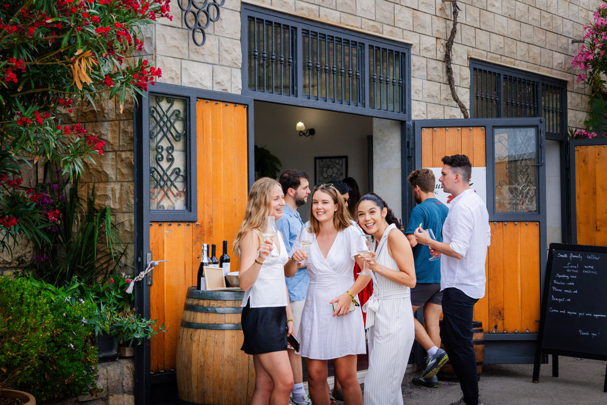 Friends Enjoying Some Wine Tasting