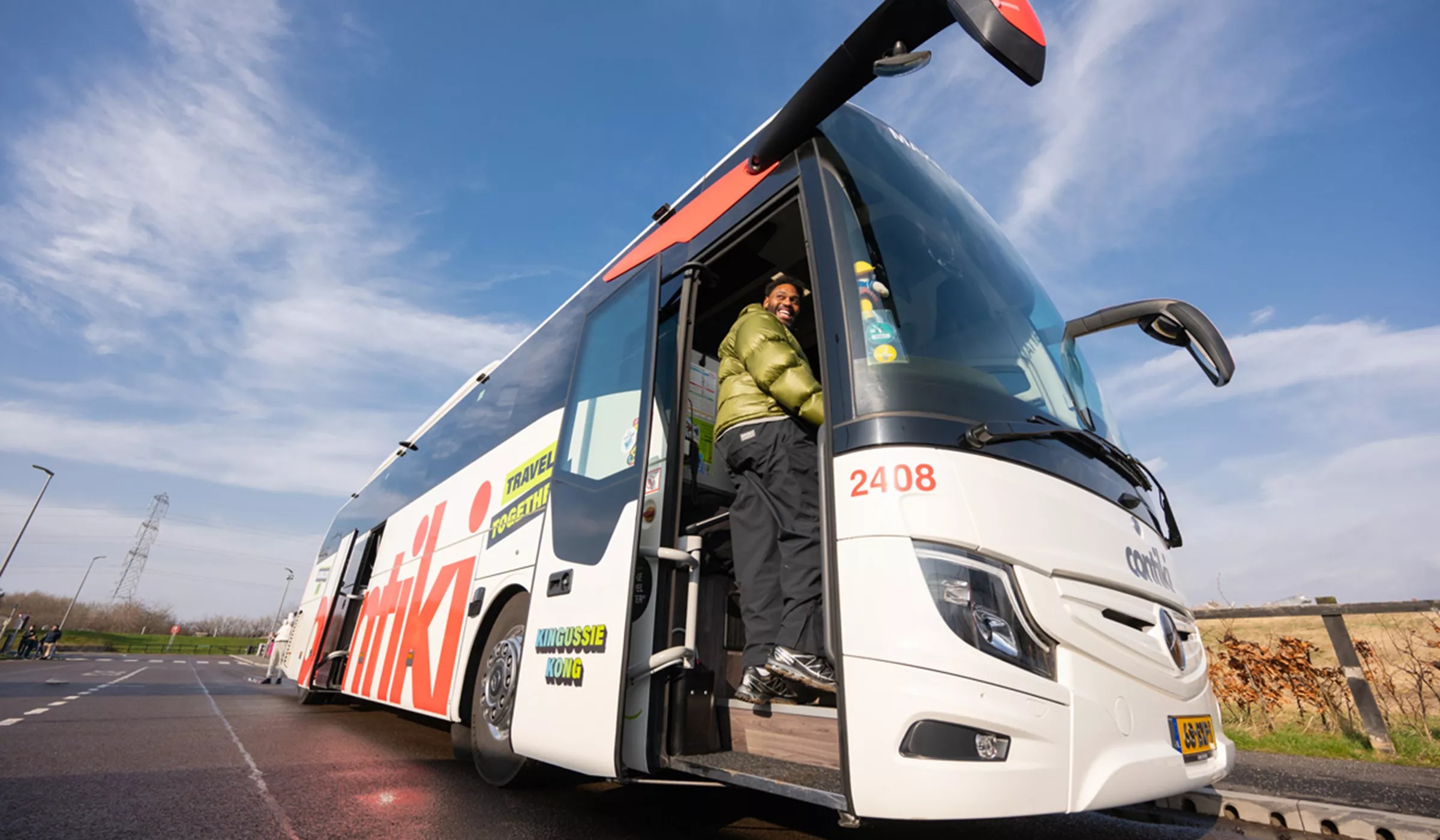 Boarding A Contiki Coach