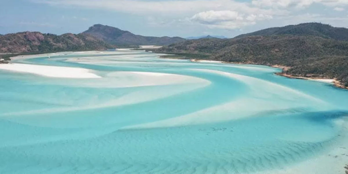 Whitehaven beach in Australia