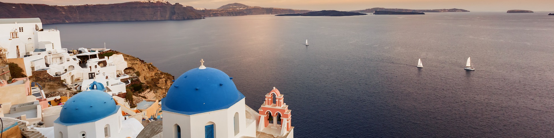 Landscapes And Details From The Island Of Santorini in Greece