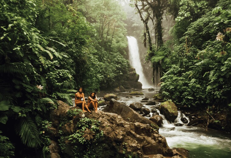 Forest Waterfall on Costa Rica