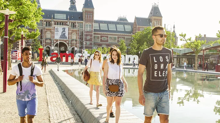 The Rijksmuseum in Amsterdam, Netherlands