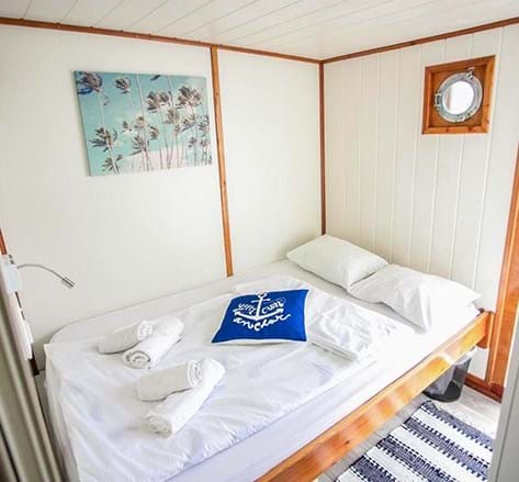 Accommodation in Croatia with wooden bed