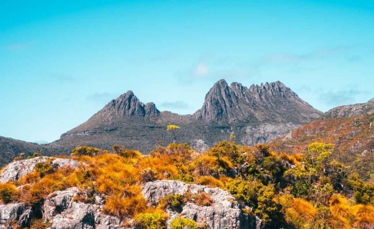 Mountain In Australia Blue Skies